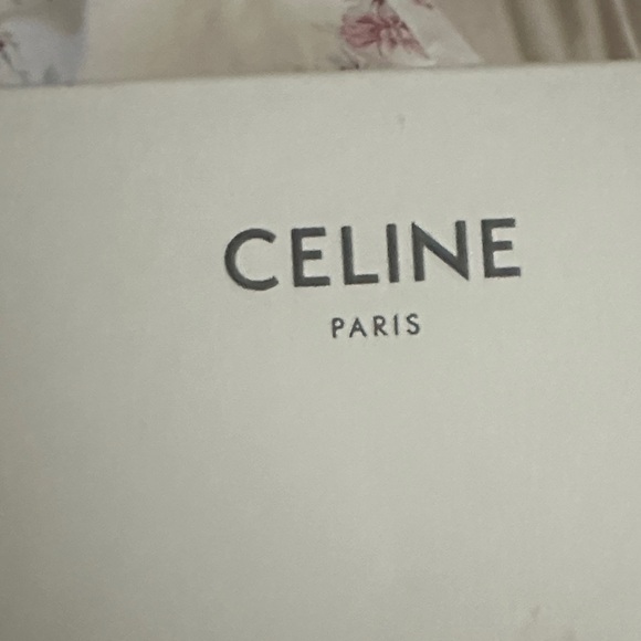 Celine Black Belt with Gold Double-C Buckle